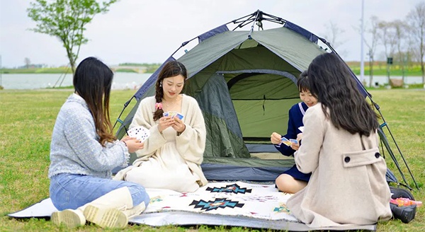 轻奢露营、野餐、烧烤、踏青……白马湖的春天就该这么玩！