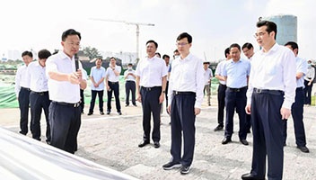 全市重特大项目攻坚拉练活动走进中国水工科技馆项目